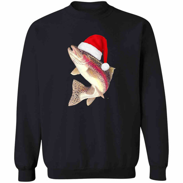 Santa fish sweatshirt black