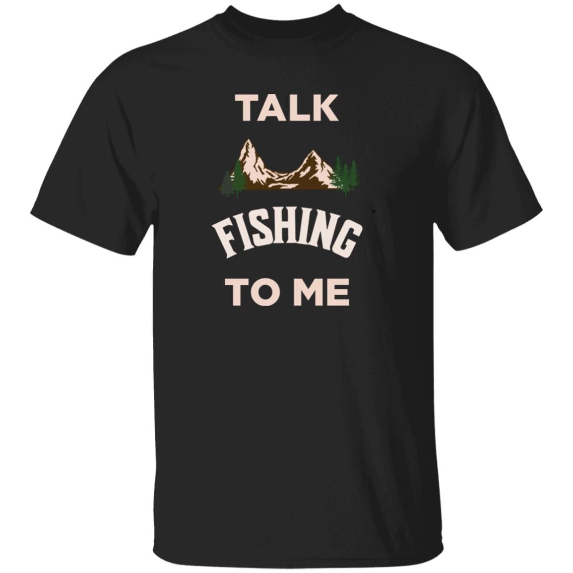 Talk fishing to me k t-shirt black