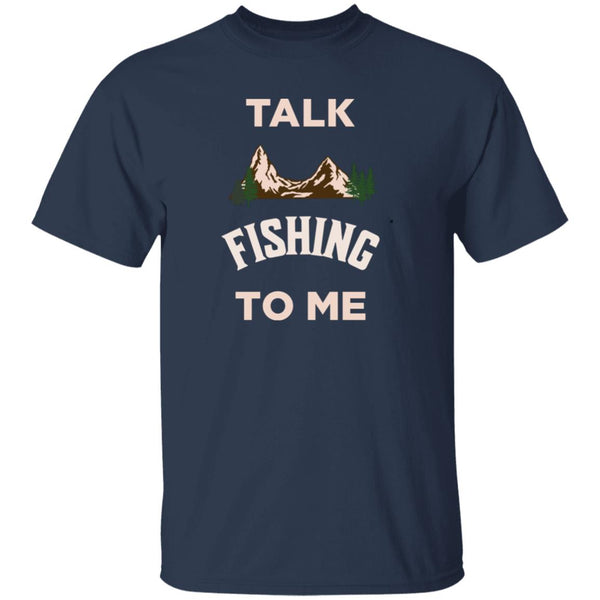 Talk fishing to me k t-shirt navy