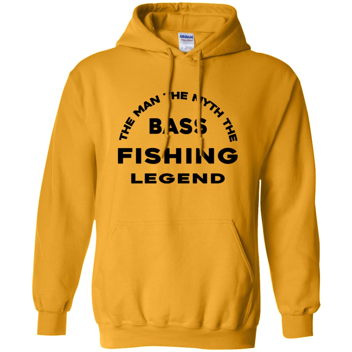 Bass Fishing Legend Pullover Hoodie b