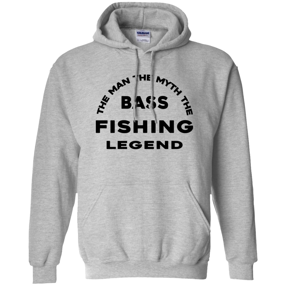 Bass Fishing Legend Pullover Hoodie b