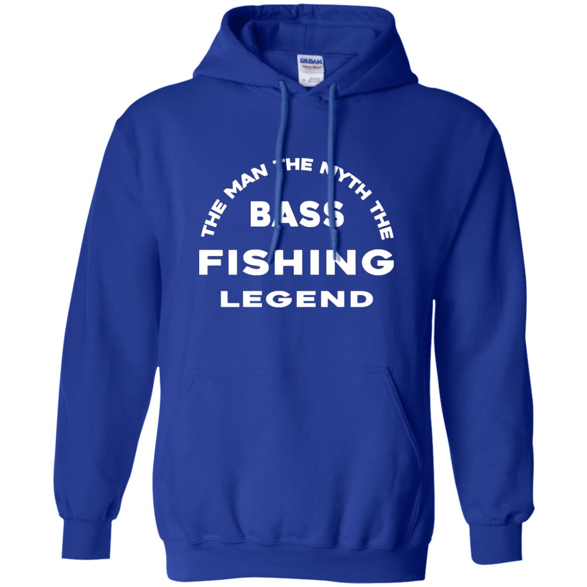 Bass Fishing Legend Pullover Hoodie w