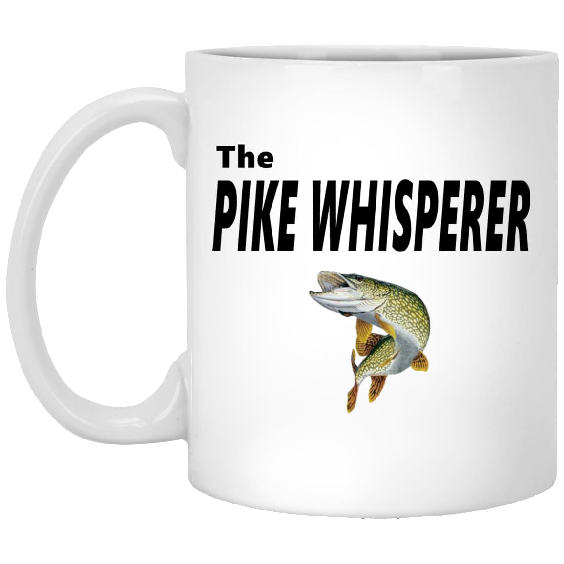 The Pike Whisperer White Mug