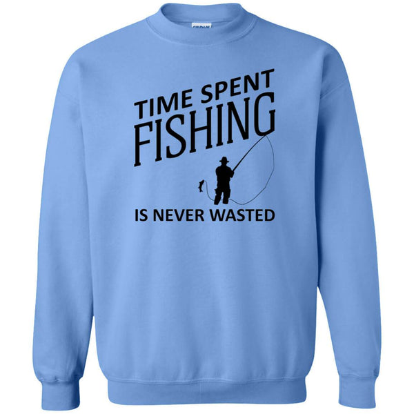 Time Spent Fishing Sweatshirt b