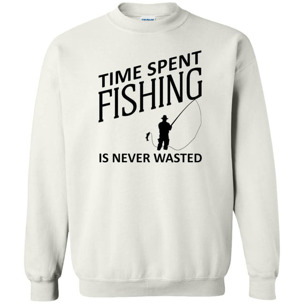 Time Spent Fishing Sweatshirt b