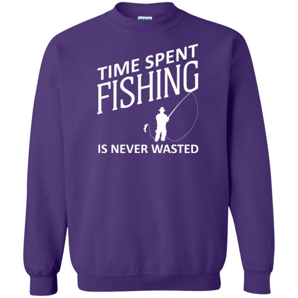 Time Spent Fishing Sweatshirt c