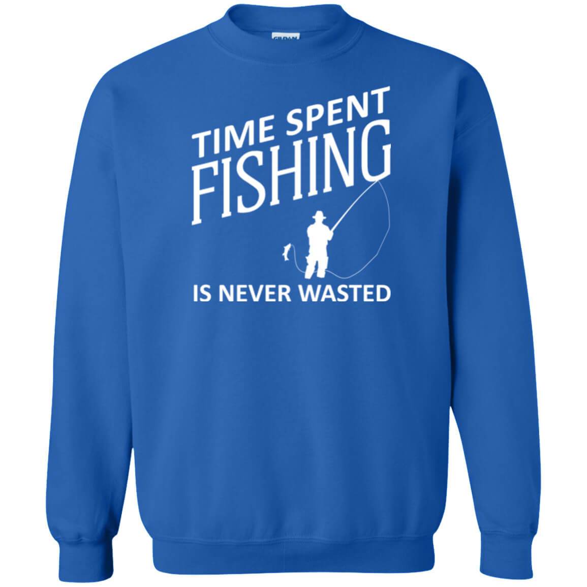 Time Spent Fishing Sweatshirt c